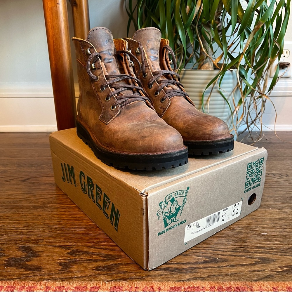 Jim Green Baobab Men's Brown Leather Boots